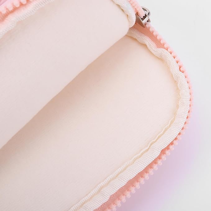 Cute Bow Laptop Case Coquette 13-15 Inch Puffy Laptop Sleeve Accessories Aesthetic Quilted Computer Bag for MacBook (Pink 1, 13-14inch)