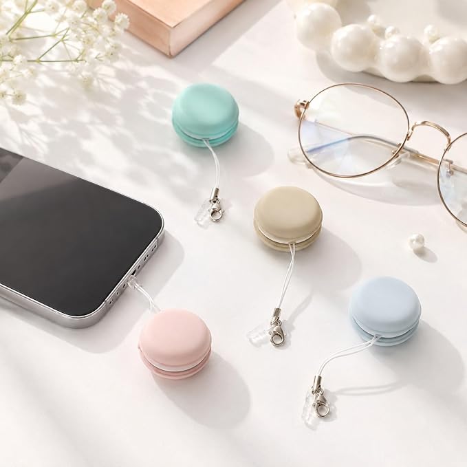 12 Pcs Macaron Screen and Eyeglass Brush Cleaner Phone Screen Cleaners for Eyeglasses Camera Lens Cleaning Brushes (Random)