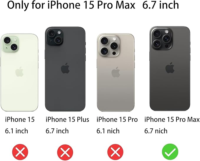 2 Pack Anti-Blue Privacy Tempered Glass for iPhone 15 Pro Max Mirror Anti-Spy Screen Protector Anti-Peeping Film Electroplated Gradient Colorful 6.7 inch