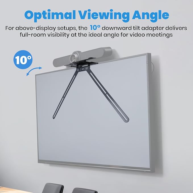 Mounting Bar for TV Mount,TV Mount for Logitech Video Conferencing System,Mounting Bracket Compatible with Logitech Rally Series(Bar, Bar Mini, Bar Huddle) & Rally Camera (Part Number: 952-000041),New