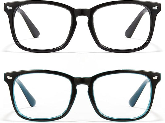 Cyxus Blue Light Glasses Men Women Reduce Eye Strain UV Blocking for Office Work Computer Screen 8082