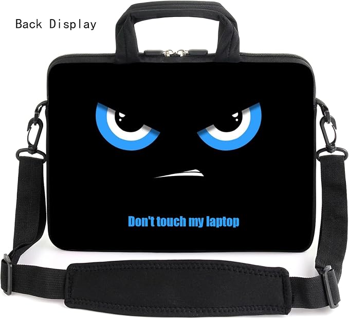 15" laptop sleeve laptop bag chromebook case adjustable shoulder strap with handle accessory pocket for men women (RYD-15-1)