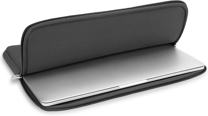 RAINYEAR 14 Inch Laptop Sleeve Case Protective Soft Padded Zipper Cover Carrying Computer Bag with Accessories Pouch, Compatible with 14" Notebook Tablet Chromebook (Gray)