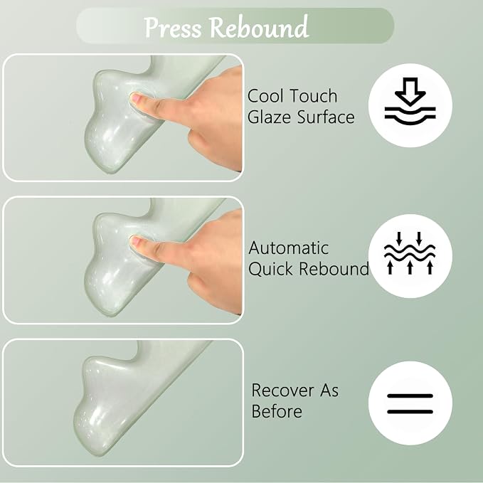 Gel Mountain Keyboard and Mouse Wrist Rest Set Abstract Clear Green Keyboard Wrist Rest Transparent Ergonomic Cute Minimalist Mouse Wrist Pad Silicone Non-Slip Support for Computer Keyboard 60% 68%75%
