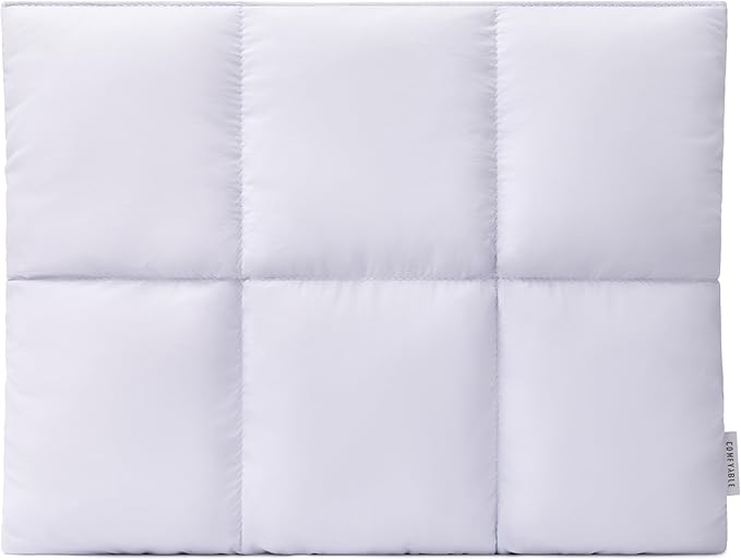 Comfyable Puffy Laptop Sleeve 13 Inch 14 Inch, Quilted Puffer Laptop Carrying Case for Women, Pillow Case Compatible with MacBook Air/Pro M5 M4 M3 M2 Pro/Max 2026, 13" MacBook Neo A18, Lavender