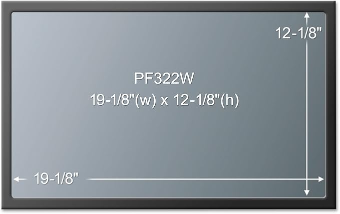 3M Framed Privacy Filter for 22" Widescreen Monitor (16:10) (PF220W1F)