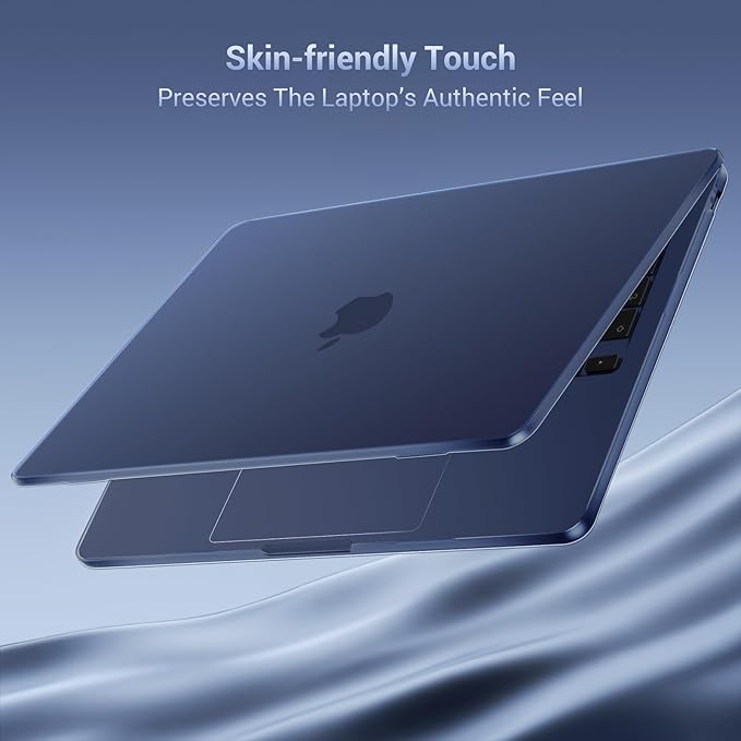 MOSISO Compatible with MacBook Air 13 inch Case M5 2026 M4 2025 M3 M2 2024-2022 A3449 A3240 A3113 A2681, Hard Shell&Keyboard Cover&Screen Film&Type C for MacBook Air 13.6 inch Case, Midnight