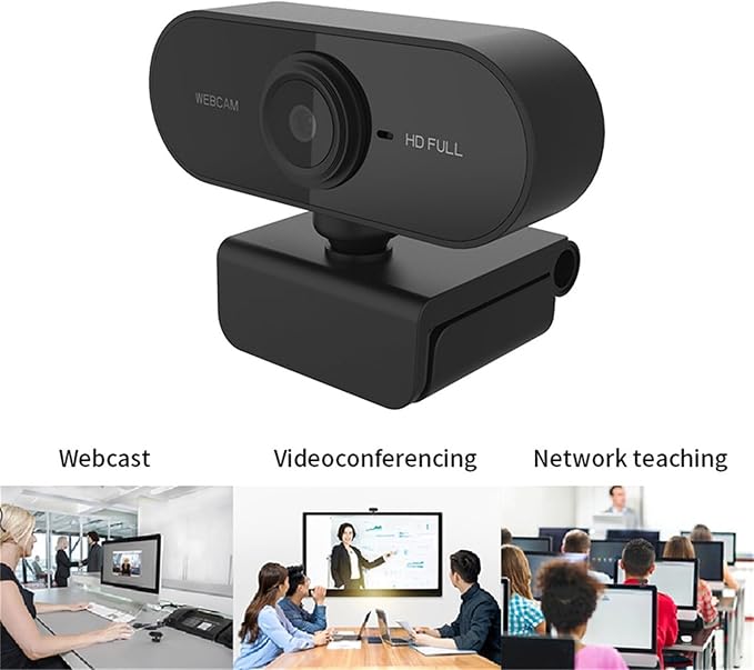 Streaming Camera 1080p HD Webcam USB Pc Camera Webcam for Pc Gaming Computer Web Cameras for Desktop Computer Accessories with Microphone,Fast Auto Focus, Rotatable Lens Gaming Stuff