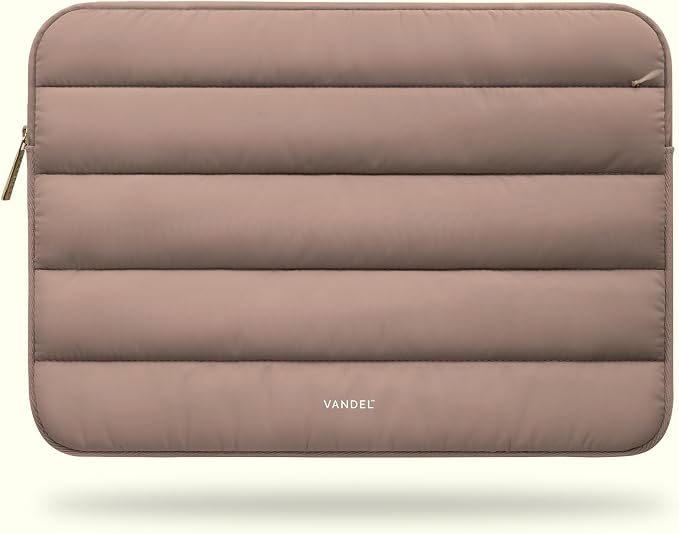 Vandel Puffy Laptop Sleeve Case for 13-14 inch Laptop Sleeve Bag Case 13.3 Inch with Zipper Pocket, Compatible with MacBook Air 13, Pro 14/13 iPad Pro 12.9, HP Dell ASUS, Computer Bag Cover