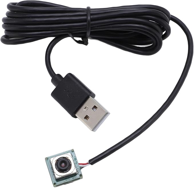12MP USB Camera Module, 4K Mini UVC USB2.0 Video Webcam Board Built in Microphone, 90 Degree Lens, Auto Focus, 4 Way Connection