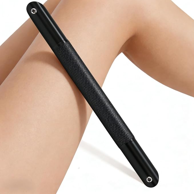 Shower Foot Rest Bar– Stainless Steel Shower Foot Rest for Shaving Legs with Non-Slip Grip, Space-Saving & disassembly Design for Bathroom– Black