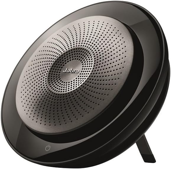Jabra Speak 710 UC Wireless Bluetooth Speakerphone with Link 370 USB Adapter – Portable Conference Speaker for Holding Meetings Anywhere with Immersive Sound - Certified for Zoom & Google Meet