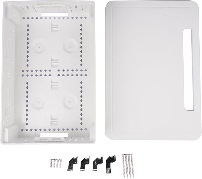 in Wall Cable Management Kit 9" in-Wall TV Media Box Recessed TV Outlet & Network Enclosure - Replacement for Working with Roku, Apple TV, Fire TV Stick