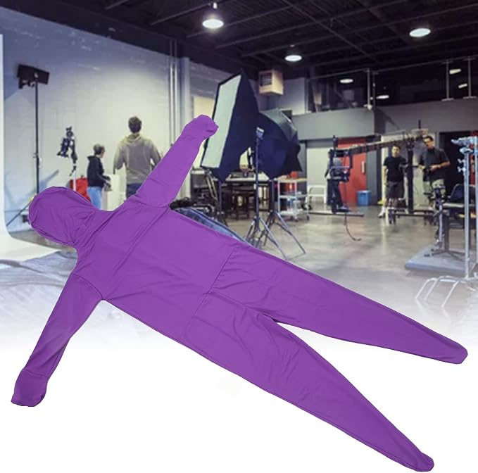 Screen Bodysuit, Chromakey Suit for Photography, Full Body Green Screen Suit with Elastic Polyvinyl Chloride, Lightweight Washable Suit for Video Special Effects, Live Broadcast (190cm)