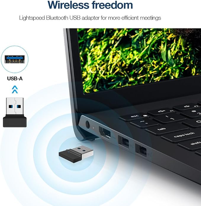 Conference Speaker and Microphone, Bluetooth/USB/Dongle Speakerphone w/ 3+1 Mics, 360° Enhanced Voice Pickup, Noise Reduce, Daisy Chain Compatibility for Large and All Conference Rooms