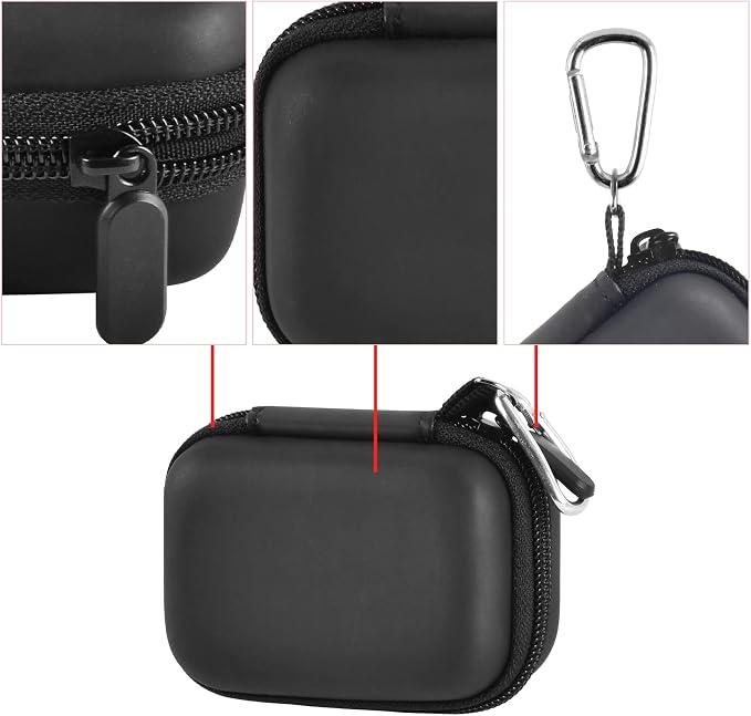 casmilee 【NOT Included Power Bank】 Portable Charger Case for iWalk/for Swyop/for Feob/for Charmast/for JEJILL/for LanLuk/for VEGER/for Taegila/for Kuulaa and More Small Charging Battery Pack, Black