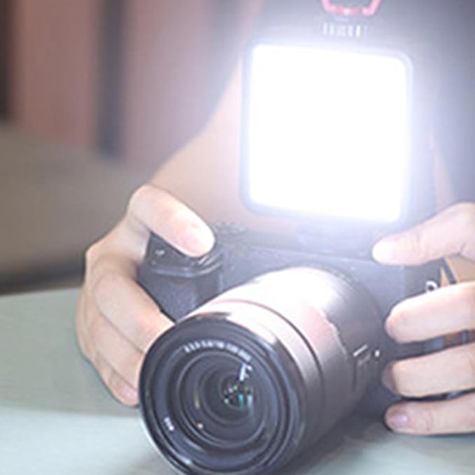 Mini Portable Clip on Fill Light, LED Rechargeable Selfie Light, Dimmable 3000k to 7000k, 1200 Mah High Capacity Battery, Suitable for Selfies,Video Conferencing,Photography