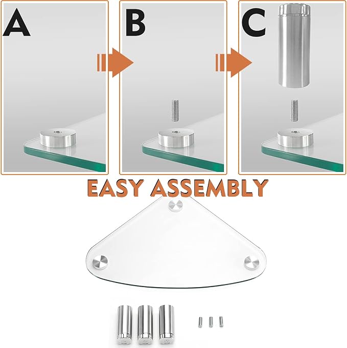 Hemudu 2 Pack Computer Monitor Riser | Triangle Desktop Universal Corner Stand for Computer Monitor & Laptop HD01T-203