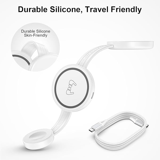 Galaxy S26 3 in 1 Wireless Charger Station, Foldable Fast Charging Pad for Samsung S25 Ultra S24, Wire Less Charging Galaxy Watch8/7 Buds4, Travel Charger for Samsung Multi Devices Cargador Inalmbrico