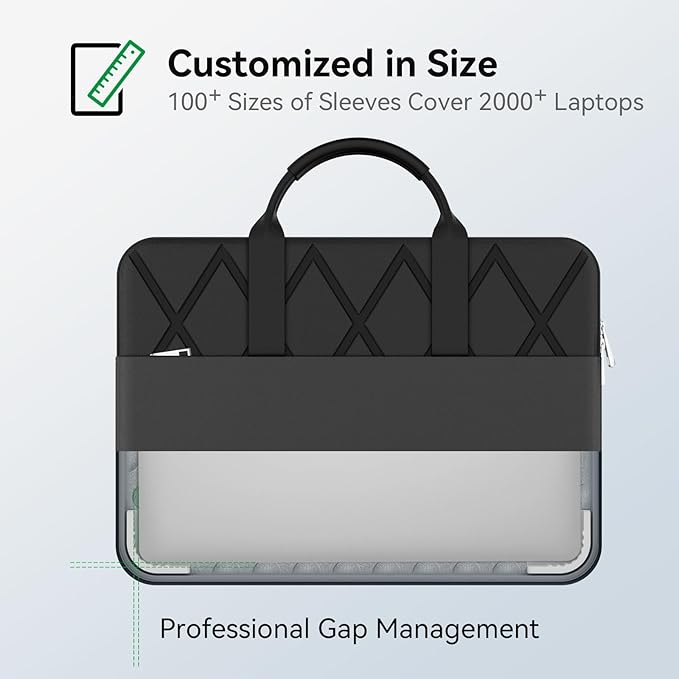 Smatree 17.3 inch Laptop Sleeve for HP OMEN Gaming Laptop 17-db0047nr/17z-db000, for 17 inch HP Protective Computer Case with Accessory Pocket, YKK Zipper, Patented Super Corner Design (E814)