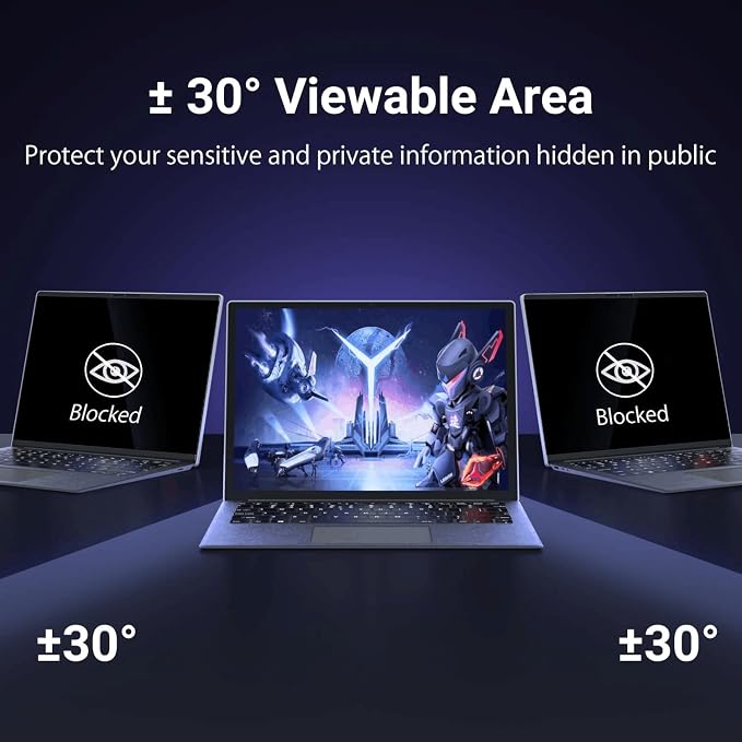 ZOEGAA Magnetic Privacy Screen Protector Compatible with surface go 10 inch, Removable&Reusable Anti Blue Light Filter