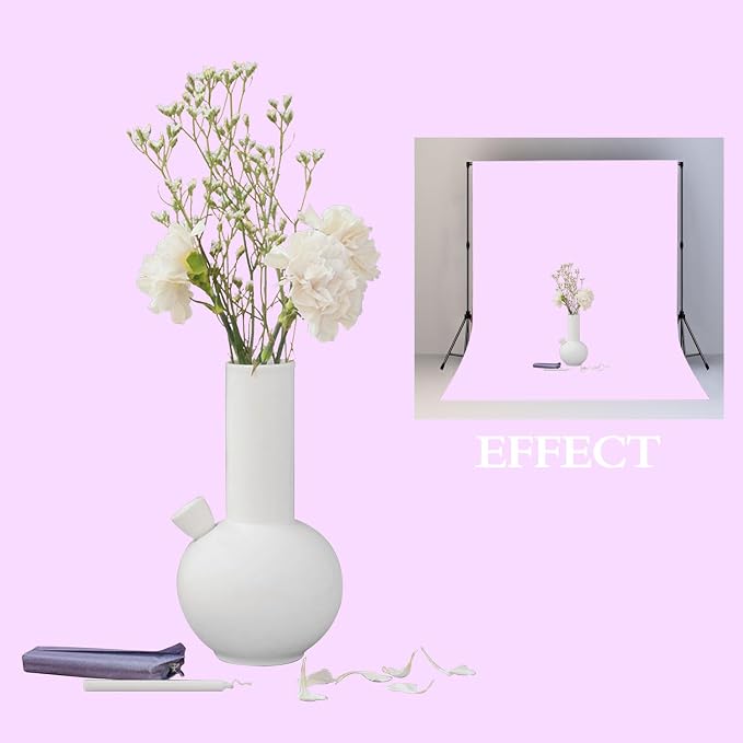 Light Purple Photo Backdrop for Photoshoot 6x9ft, Zoom Meeting Photography Backdrop Studio Shooting Props