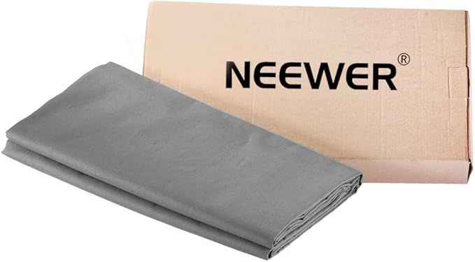 NEEWER 10 x 12FT / 3 x 3.6M PRO Photo Studio premium polyester Collapsible Backdrop Background for Photography, Video and Television (Backdrop Only) - Grey
