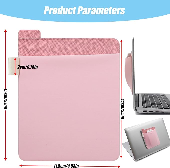 RIVEENY Portable Hard Drive Sleeve for Laptop,SSD Solid State Drive,Stick on External Hard Drive Carrying Case, Pocket Pouch