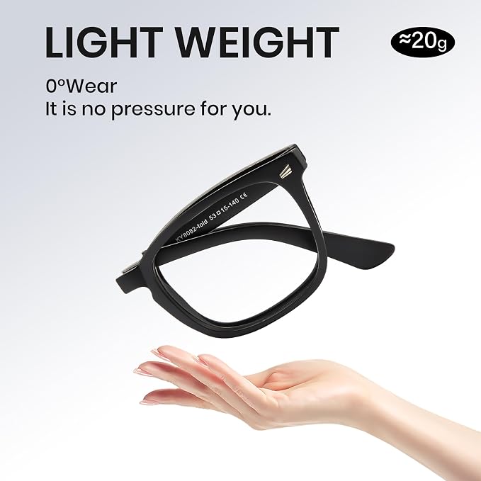 Cyxus Blue Light Glasses Men Women Reduce Eye Strain UV Blocking for Office Work Computer Screen 8082