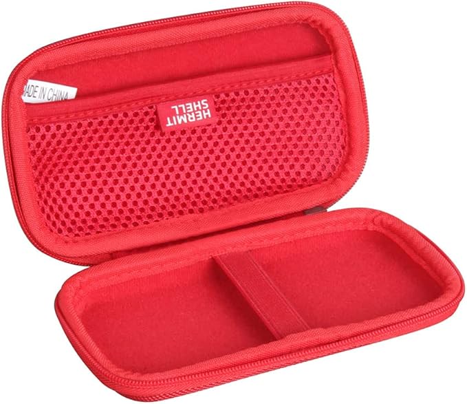 Hermitshell Hard Travel Case for INIU Portable Charger 10000mAh Power Bank [2022 Version] (Red)
