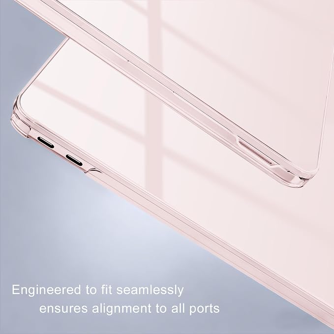 MOSISO Compatible with MacBook Neo Case 13 inch 2026 Release Model A3404 with A18 Pro Chip, 4 in 1 Kit Precision Fit Crack & Scratch Resistant Protective Hard Shell Case Cover, Crystal Blush
