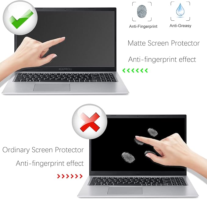 KEANBOLL 3 Pack 14 Inch Anti Glare Screen Protector for 14“ Lenovo Hp Dell Acer Asus Samsung etc 14 inch 16:9 Aspect Ratio Laptop-Anti Glare Anti Fingerprint Filter