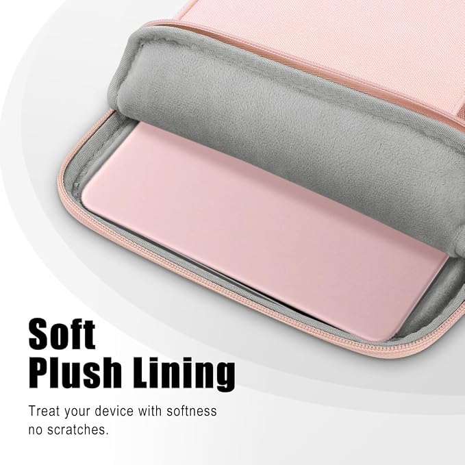 TiMOVO Laptop Sleeve Bag for MacBook Neo 13 inch 2026 Model A3404 with A18 Pro Chip, Carrying Case with Shoulder Strap, Pink