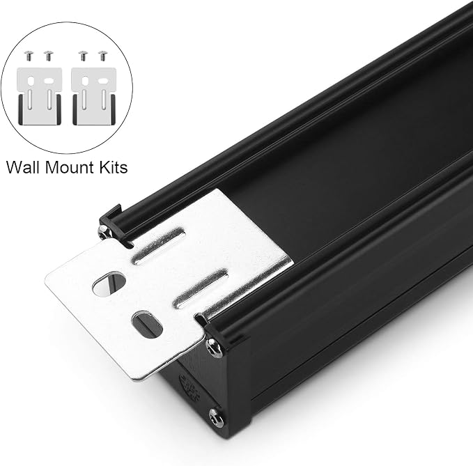 CCCEI Long Heavy Duty Metal Power Strip, 16 Outlet Large Industrial Multi Wide Strip for Garage Workshop, Extension Cord with Multiple Outlets, 15A, 125V, 1875W. 4 FT, Black.