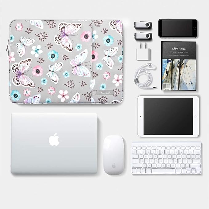 Hseok Laptop Sleeve 15.6 16 inch Case Compatible with MacBook Neo 16, MacBook Pro 16" M5/M4/M3/M2/M1, MacBook Air Pro 15", XPS 16, Most 15" 15.6" 16" Notebooks,B01F01