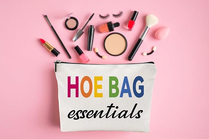 ZUYUROU Funny Gifts for Women, Friends, Hostess Gift Ideas Cool Gifts for Women Girls Birthday Gift Ideas Gag gifts Girls Weekend Overnight Fun Makeup Travel Bag Cosmetic Bag-Colorful