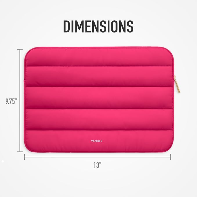 Vandel The Original Puffy Laptop Sleeve Case, 13-14 inch Laptop Sleeve Bag Case 13.3 Inch, Compatible with MacBook Air 13, Pro 14/13 iPad Pro 12.9, HP Dell ASUS, Computer Bag Cover