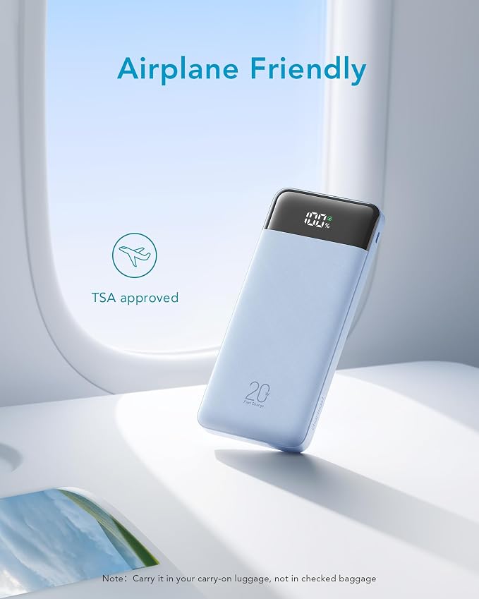 charmast 20000mAh Portable Charger with Built in Cables, 22.5W Travel Power Bank Fast Charging, USB C Cell Phone Battery Pack for iPhone 17/16/15/14/13/12 Series, iPad, Samsung, Android, Tablet