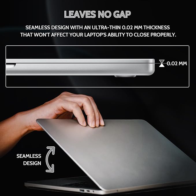Peslv 360° 4 Way Privacy Screen for Macbook Air 13 (2018-2021, M1) & Macbook Pro 13 (2016-2022, M1, M2), Anti Glare Blue Light Spy Filter Private Cover, Black Security Protector for Mac Laptop