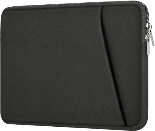 15.6 inch Laptop Sleeve, Durable Briefcase Cover Shockproof Protective Sleeve, Handbags Portable Laptop Bag for 15.6 inch HP Dell Asus Lenovo Notebook Computer Case with Front Pocket, Grey