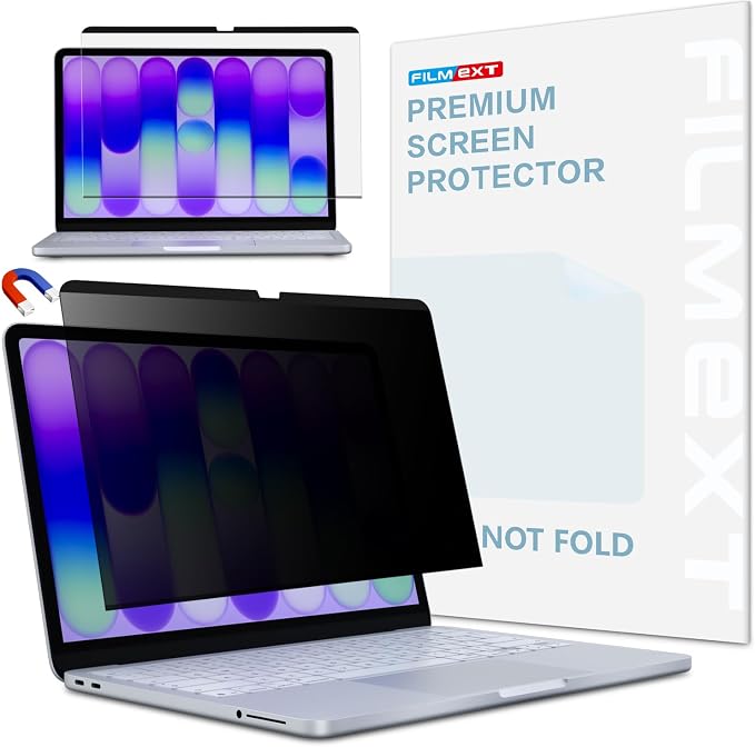 FILMEXT Magnetic Privacy Screen for Macbook Neo 13 inch (2026 Release, A18 Pro), Removable Anti Blue Light Anti Spy Filter Laptop Screen Protector for Mac 13in A3404 A3449