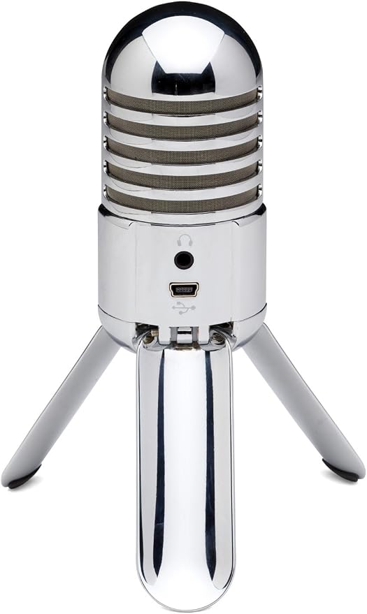 Samson Meteor Mic USB Condenser Podcasting Podcast Recording Desktop Microphone