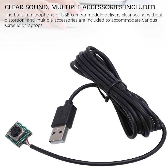 12MP Autofocus USB Camera Module, PC Camera Module with Microphone, USB Cam Module Board for PC Laptop Video Conferencing
