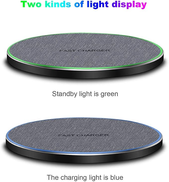 Fast Wireless Charger,20W Max Wireless Charging Pad Compatible with iPhone 17/16/15/14/13/12/SE/Pro/XS Max/XR,AirPods;FDGAO Wireless Charge Mat for Samsung Galaxy S25/S24/S23/Note,Pixel/LG