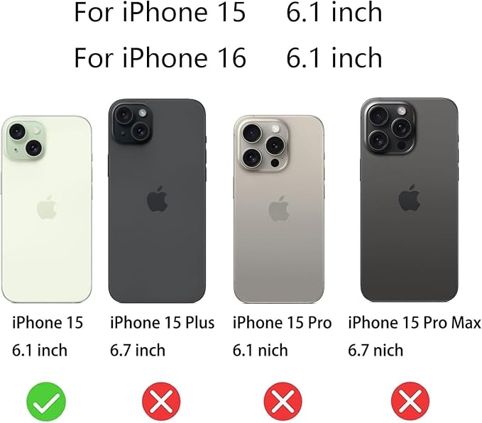 2 Pack Anti-Blue Privacy Tempered Glass for iPhone 15 / iPhone 16 Mirror Anti-Spy Screen Protector Anti-Peeping Film Electroplated Gradient Colorful 6.1 inch