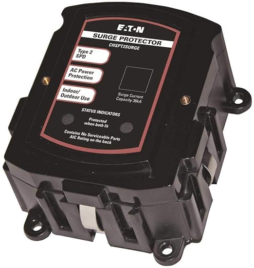 Eaton CHSPT2SURGE SPD Type 2 Chsp Whole Home Surge Protector, Nema 4, Single Phase, 120/240 Volts, Ul 1449 3Rd Edition