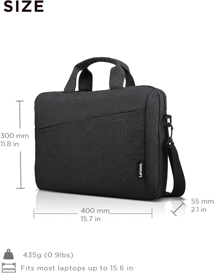 Lenovo Laptop Carrying Case T210, 15.6-Inch Laptop and Tablet, Sleek Design, Durable and Water-Repellent Fabric