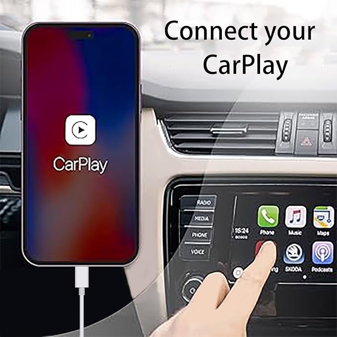 Car Carplay Cable for iPhone 17 16 15 Charger Cord,4Pack10FT USB A to USB C Cable for iPhone 17 Pro Max/16 Pro/15 Plus Charger,USB C Car Charger for Apple 17 Air/16 Pro Max/16e/15-Pink