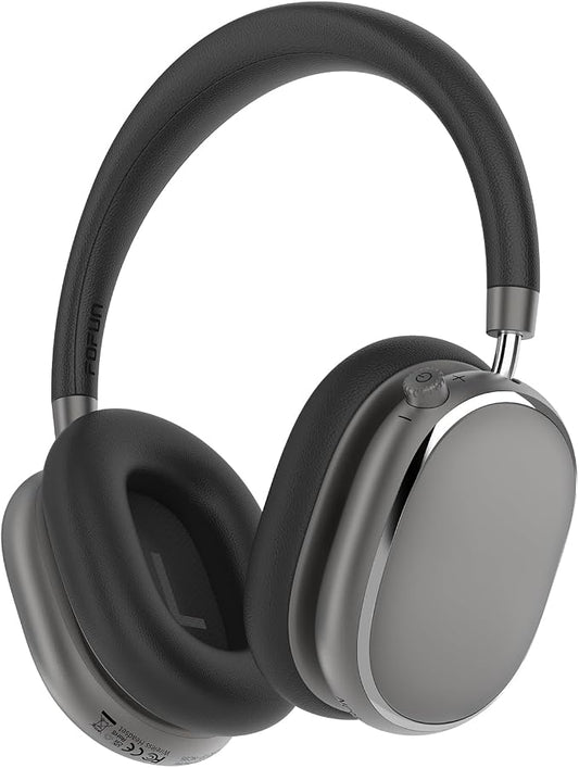 FOFUN NC95 Hybrid Active Noise Cancelling Headphones with Knob Control, 120H Playtime Over Ear Headphones Wireless Bluetooth 6.0, App Control, Hi-Res Audio, Comfort Fit, Clear Calls for Travel/Workout