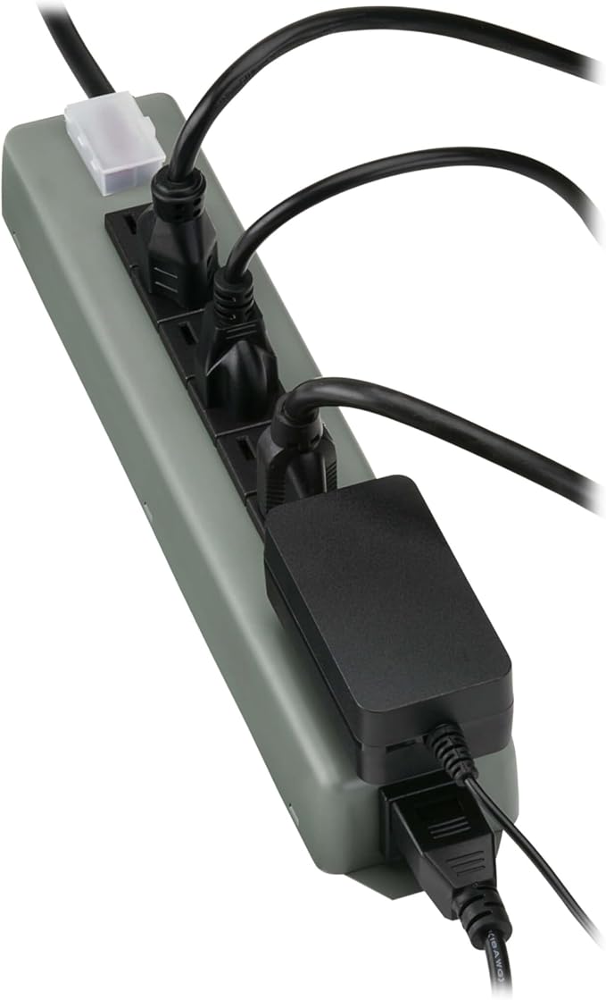 Eaton Tripp Lite series 9-Outlet Heavy Duty Power Strip, Metal, Mountable (Wall Mount & Under Desk) 15ft Extension Cord, On/Off Switch Cover, Industrial Garage Shop Work Bench Applications (UL24CB-15)